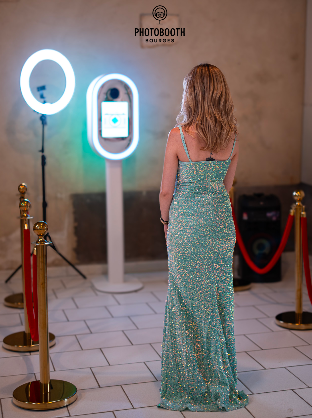 Photobooth haut de gamme installé - Photobooth Bourges