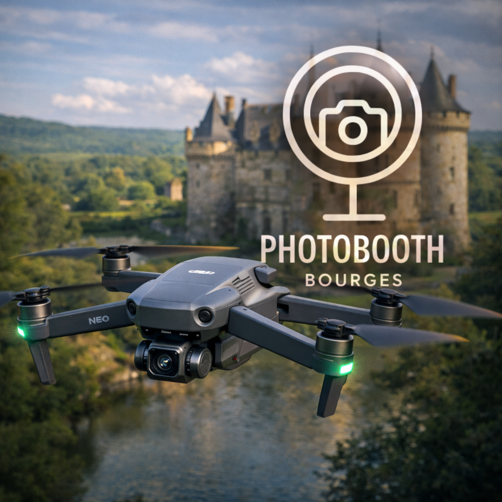 Aperçu vidéo drone Photobooth Bourges