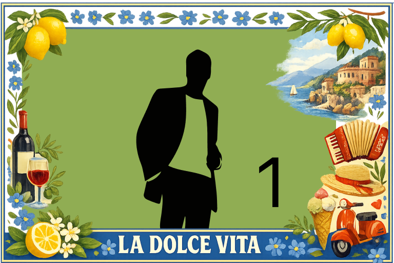 Cadre photo personnalisé La Dolce Vita — Escapade italienne